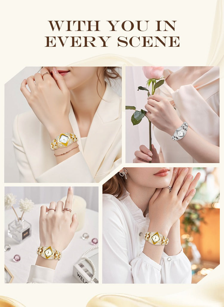 Suhana™ 💸 Royal Edition💸😍 Women’s Luxurious Limited Rhinestone TimePiece Quartz Watch🔥 ⭐